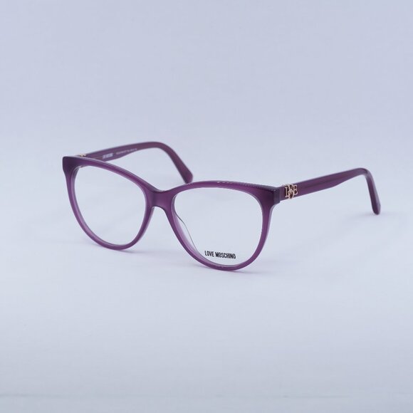 🕶️ New Moschino MOL521/SAM 00T700 Eyeglasses - Shiny Violet Frame, 55mm